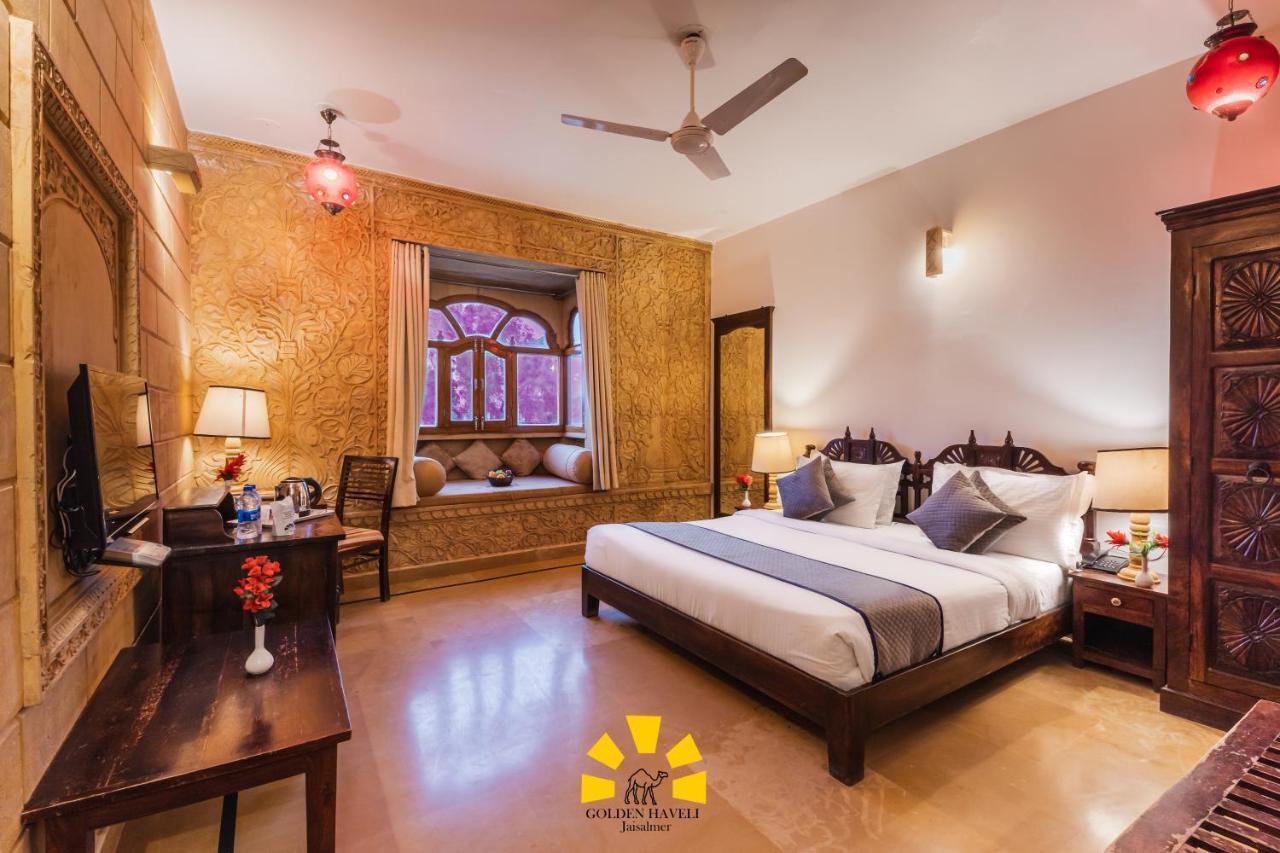 Hotel Golden Haveli Jaisalmer Exteriör bild